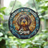 Cockapoo Black Memorial Stained Glass Effect Suncatcher